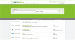 Desktop Screenshot of biotechjobs.at