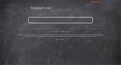 Desktop Screenshot of biotechjobs.com